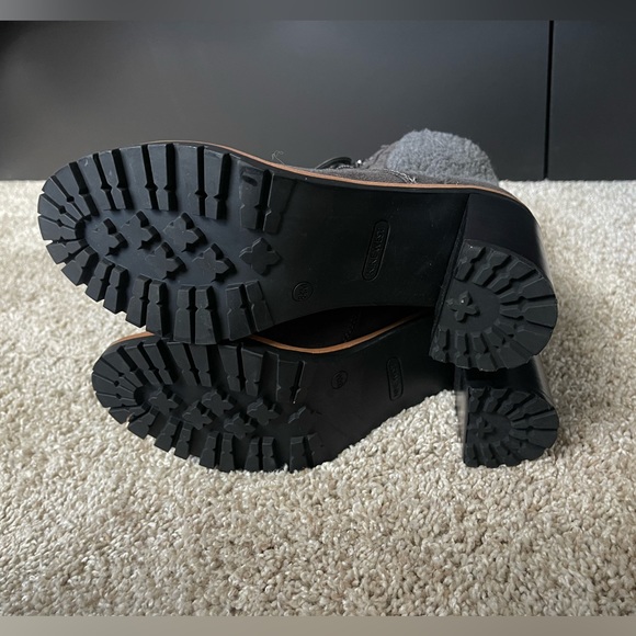 Nine West Women's Phaedra Natural Suede Boot Size 8.5 - Picture 4 of 6